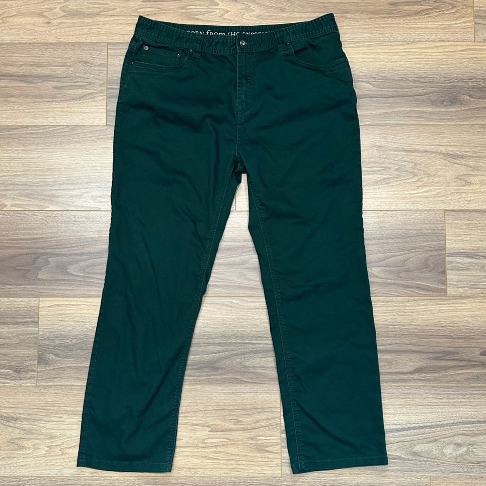 Prana Bridger Jean Pants Slim Fit in Green Size 38 X 32